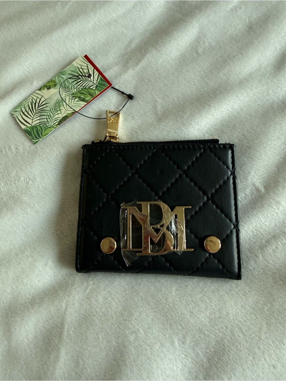 Badgley Mischka Quilted Vegan Leather Wallet- NWT